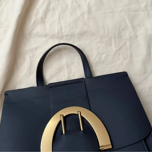 Zac Posen Biba Handbag and Backpack Genuine Leather in Parisian Nights - Picture 12 of 15